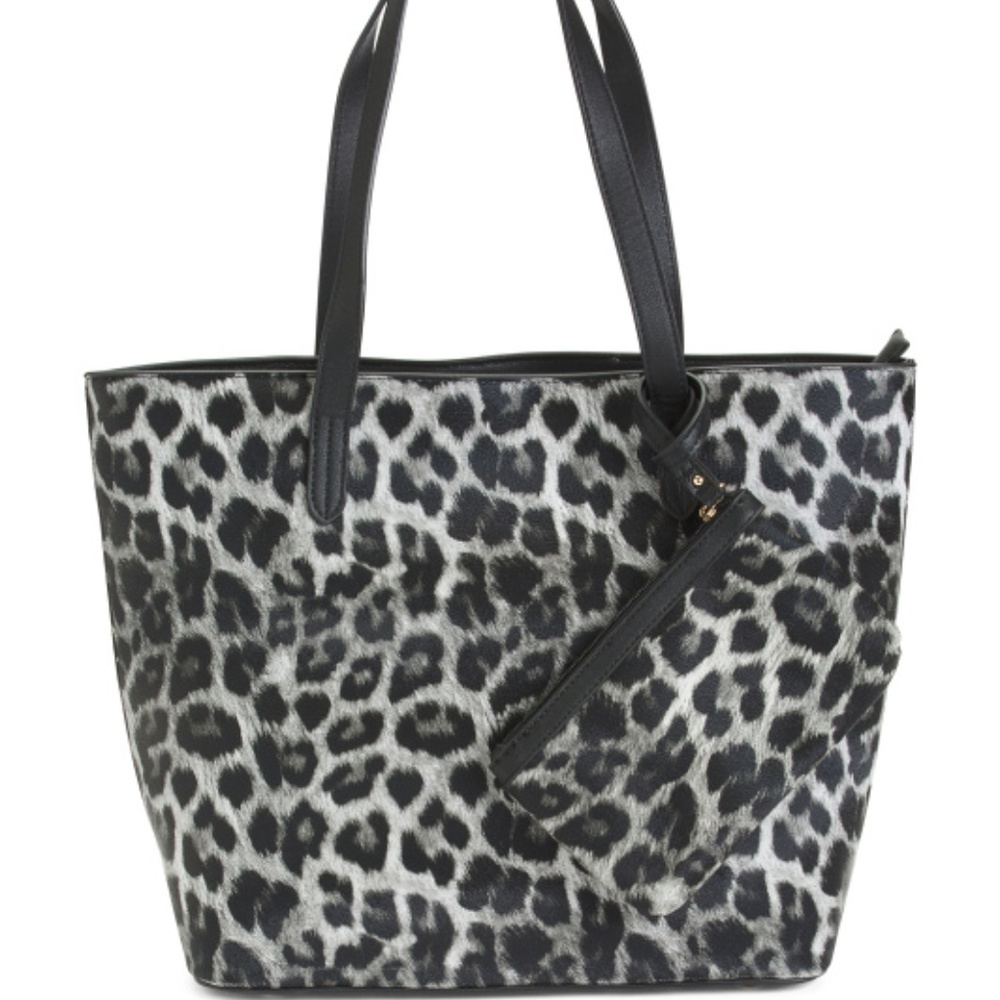 LE MIEL 3 pc Tote Set With Wristlet And Wallet